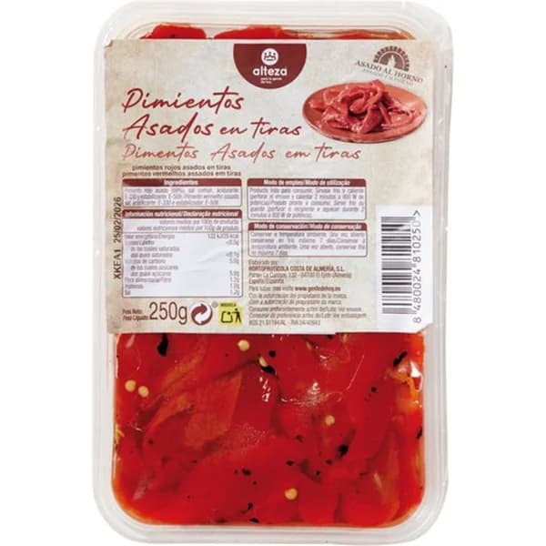 Pimiento Asado Al Horno - 0.25 kg - Imagen del producto en Findit