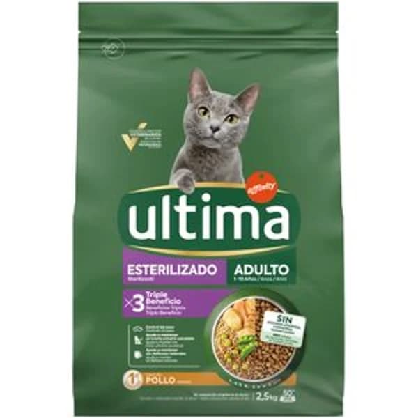 Pienso para gatos esterilizados pollo 2,5 kg - 2.5 kg - Imagen del producto en Findit