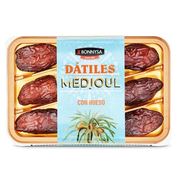 Dátiles medjoul bandeja 180 g - 0.18 kg - Imagen del producto en Findit