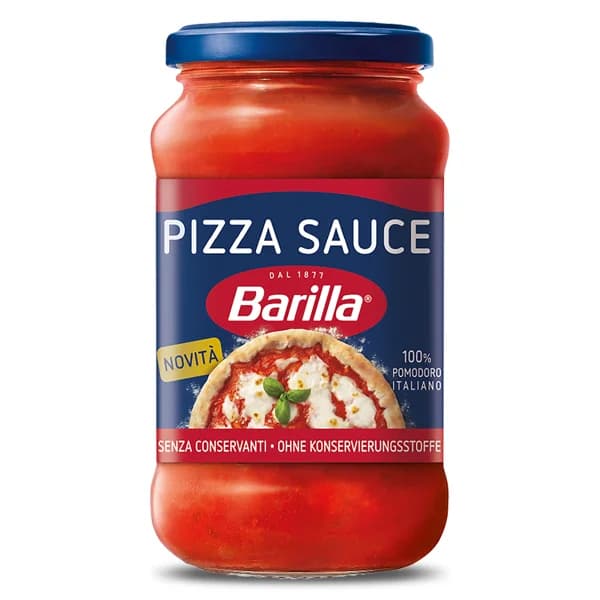 Salsa de tomate para pizza Barilla frasco 400 g - 0.4 kg - Imagen del producto en Findit