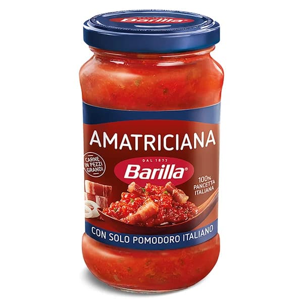 Salsa amatriciana Barilla frasco 300 g - 0.3 kg - Imagen del producto en Findit