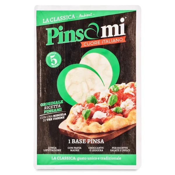 Base para pizza clásica Pinsami bolsa 230 g - 0.23 kg - Imagen del producto en Findit