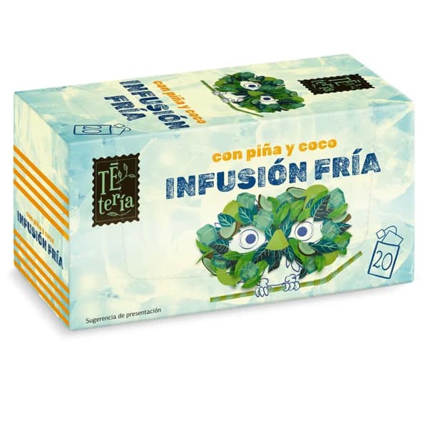 Infusión fría con piña y coco Tetería de Dia caja 20 unidades - 20.71 ud - Imagen del producto en Findit