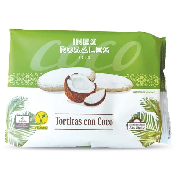 Tortitas con coco Inés Rosales bolsa 120 g - 0.12 kg - Imagen del producto en Findit