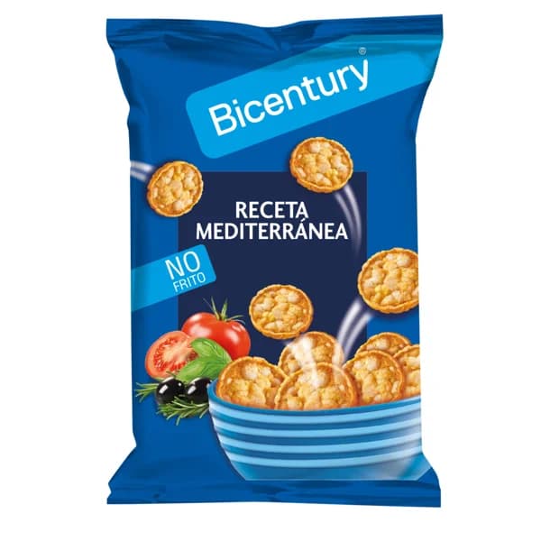 Tortitas de maíz receta mediterránea Bicentury caja 70 g - 0.07 kg - Imagen del producto en Findit
