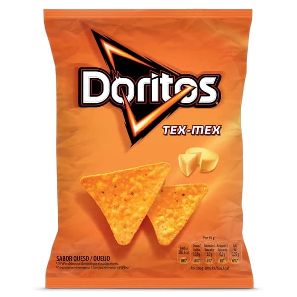 Nachos sabor queso tex-mex Doritos bolsa 50 g - 0.05 kg - Imagen del producto en Findit
