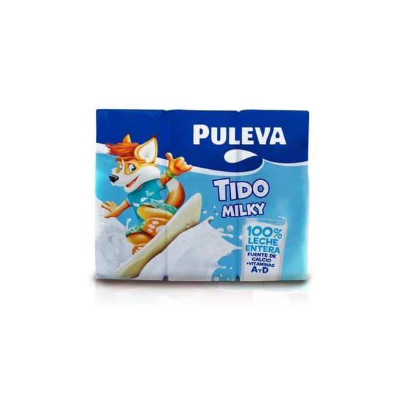 Leche Entera Mini Brik 6 x 200ML - 1 ud - Imagen del producto en Findit