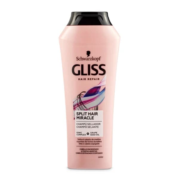 Champú split hair miracle cabello encrespado Gliss botella 250 ml - 0.25 l - Imagen del producto en Findit