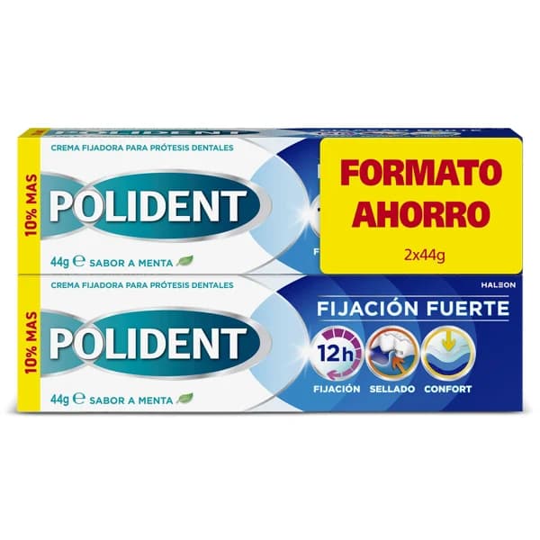 Crema fijadora para prótesis dental tubo Polident tubo 2 x 44 g - 0.88 ud - Imagen del producto en Findit