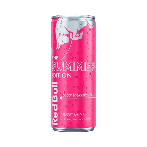 RED BULL Bebida energética white peach 250 ml. - 0.25 l - Imagen del producto en Findit