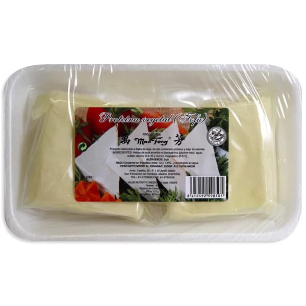 MANFONG Bandeja de proteína vegetal (Tofu) MANFONG 220 g. - 0.22 kg - Imagen del producto en Findit