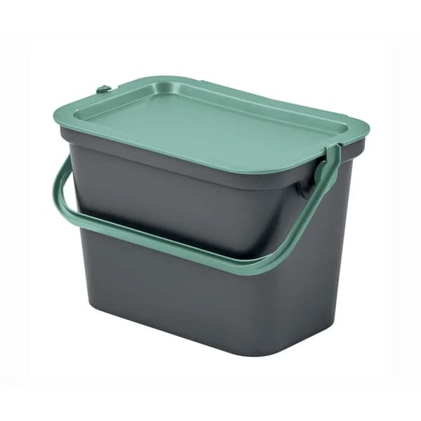 PRODUCTO ALCAMPO Cubo de basura apilable con asa bloqueo 5l. - 1 ud - Imagen del producto en Findit