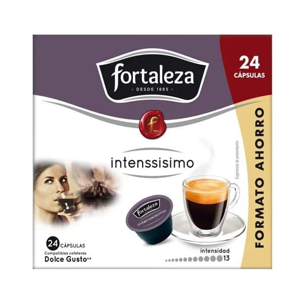 FORTALEZA INTENSSISIMO Café en cápsulas I13, 24 uds. - 0.17 kg - Imagen del producto en Findit