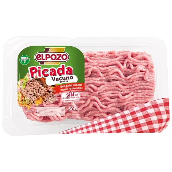 Bandeja de preparado de carne picada de vacuno EL POZO 500 g. - 0.8 kg - Imagen del producto en Findit