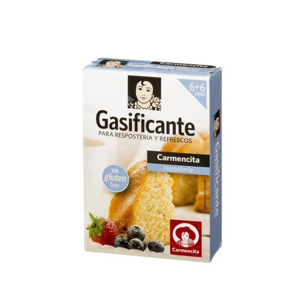 CARMENCITA Gasificante para repostería y refrescos 12 uds. 33 g. - 1 ud - Imagen del producto en Findit
