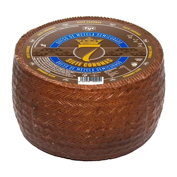 7 CORONAS Queso de mezcla semicurado. - Trozo - 1 ud - Imagen del producto en Findit