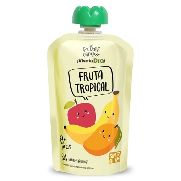 Alimento infantil con puré de fruta tropical Fruticampo de Dia bolsa 100 g - 0.1 kg - Imagen del producto en Findit