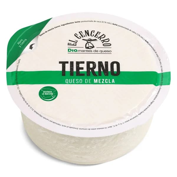 Queso tierno mezcla El Cencerro de Dia 1 Kg aprox. - 1 kg - Imagen del producto en Findit