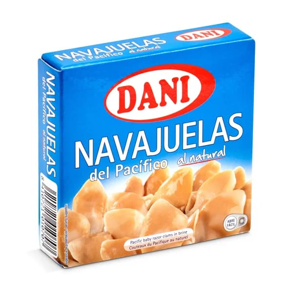 Navajuelas al natural Dani lata 63 g - 0.06 ud - Imagen del producto en Findit