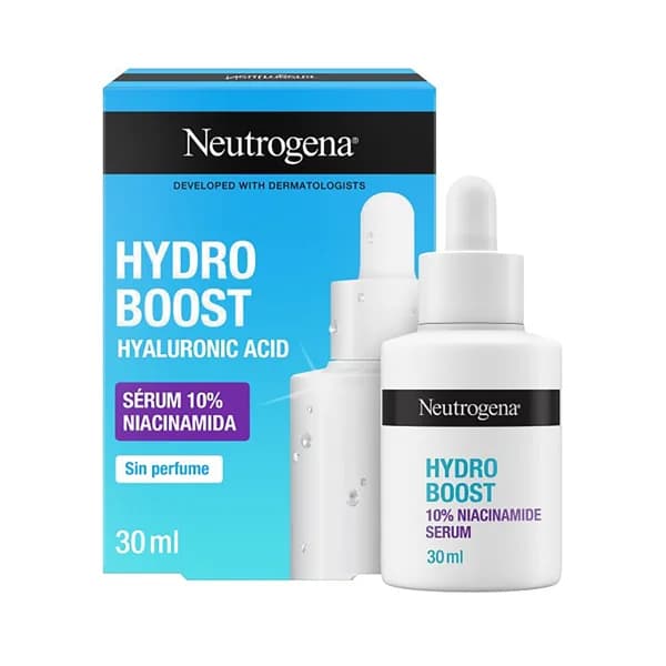 NEUTRÓGENA Hydro boost Sérum facial con Niacinamida y ácido Hialurónico 30ml - 1 ud - Imagen del producto en Findit