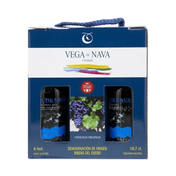 VEGA DE NAVA  Vino tinto de crianza con D.O. Ribera del Duero 6 x 18,7 cl. - 1 ud - Imagen del producto en Findit