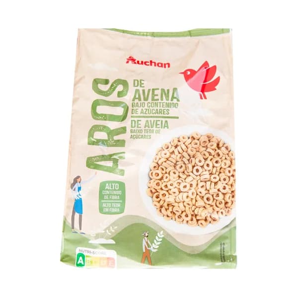 AUCHAN Aros de avena 400 gr - 0.4 kg - Imagen del producto en Findit