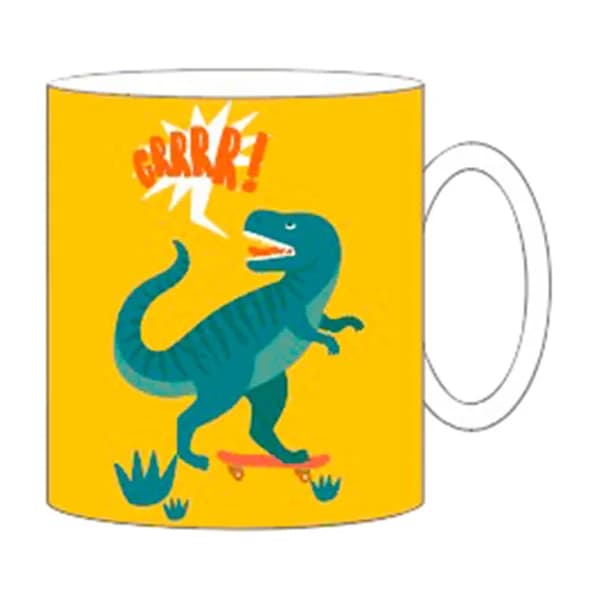 Taza de plástico de dinosaurio de 35cl, ACTUEL - 1 ud - Imagen del producto en Findit