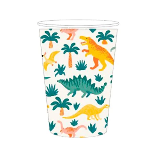 Vaso de plástico de dinosaurio de 26cl, ACTUEL - 1 ud - Imagen del producto en Findit