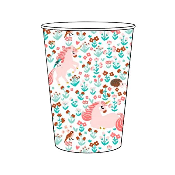 Vaso de plástico de unicornio de 26cl, ACTUEL - 1 ud - Imagen del producto en Findit