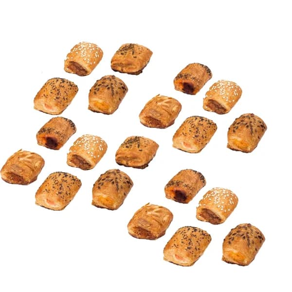 Mini napolitanas variadas saladas 20 uds. 360 g. - 0.36 kg - Imagen del producto en Findit