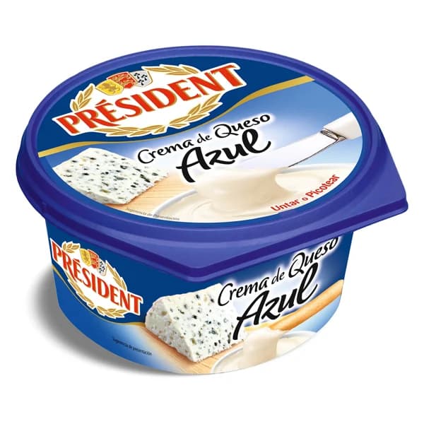 Crema de queso azul President tarrina 125 g - 0.12 kg - Imagen del producto en Findit