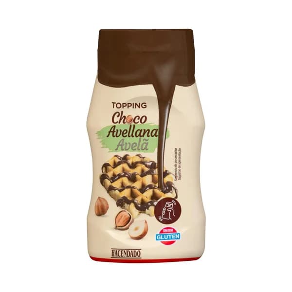 Topping de chocolate avellana Hacendado - 0.3 kg - Imagen del producto en Findit