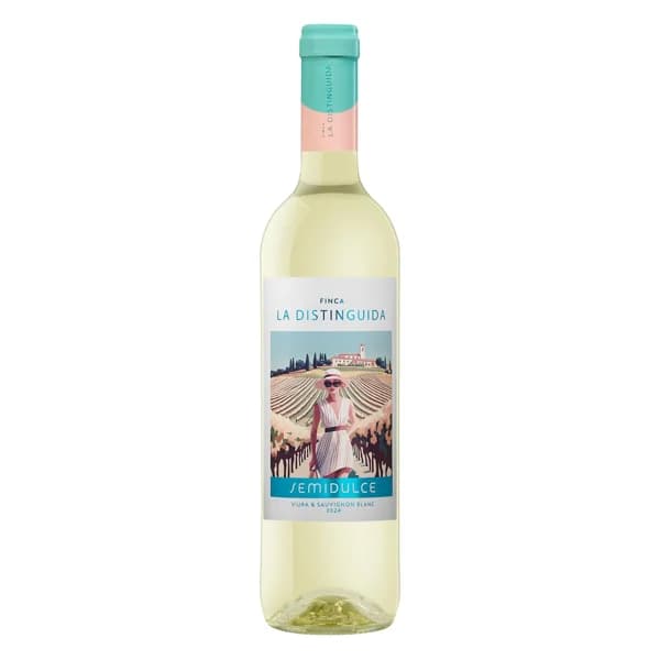 Vino blanco semidulce Finca La Distinguida - 0.75 l - Imagen del producto en Findit
