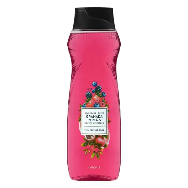 Gel de baño granada y frutos silvestres Deliplus piel normal - 0.75 l - Imagen del producto en Findit