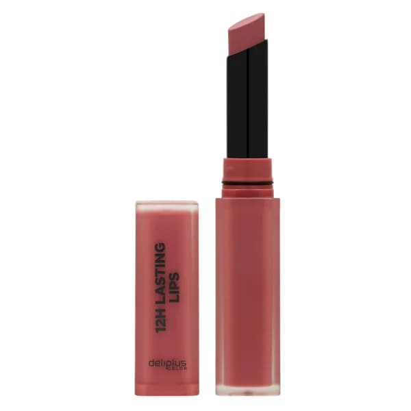 Pintalabios mate 12h Lasting Lips Deliplus 04 rosa medio - 1 ud - Imagen del producto en Findit