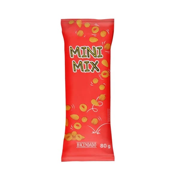 Snack de maíz Mini mix sabor barbacoa Hacendado - 0.08 kg - Imagen del producto en Findit