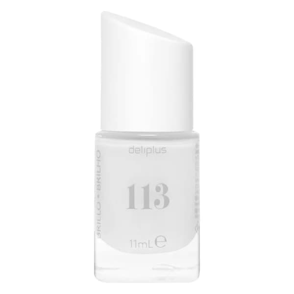 Laca de uñas alto brillo Deliplus 113 blanco - 1 ud - Imagen del producto en Findit