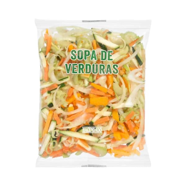 Sopa de verduras cortada y lavada - 0.4 kg - Imagen del producto en Findit