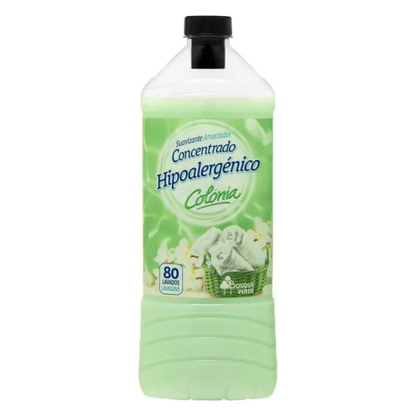 Suavizante ropa Hipoalergénico Colonia Bosque Verde concentrado - 78.26 ud - Imagen del producto en Findit