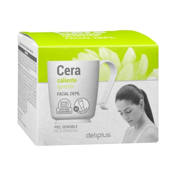 Cera facial caliente en tarro Deliplus piel sensible - 0.1 kg - Imagen del producto en Findit