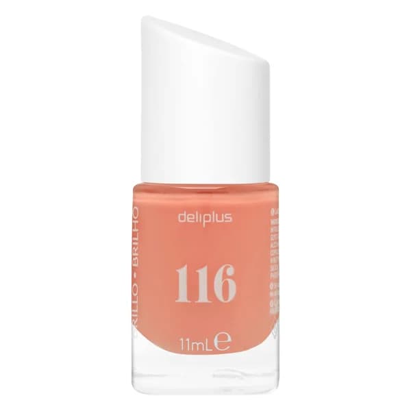 Laca de uñas alto brillo Deliplus 116 melocotón - 1 ud - Imagen del producto en Findit