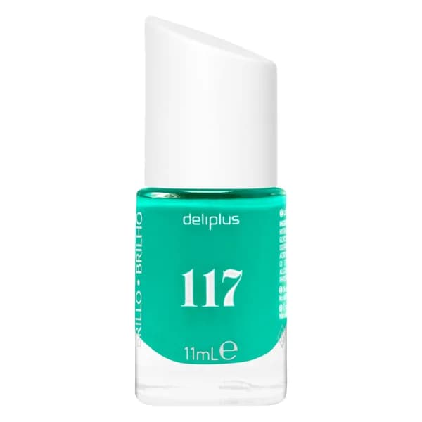 Laca de uñas alto brillo Deliplus 117 esmeralda - 1 ud - Imagen del producto en Findit