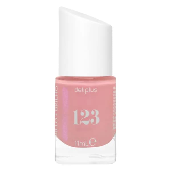 Laca de uñas alto brillo Deliplus 123 rosa perla - 1 ud - Imagen del producto en Findit