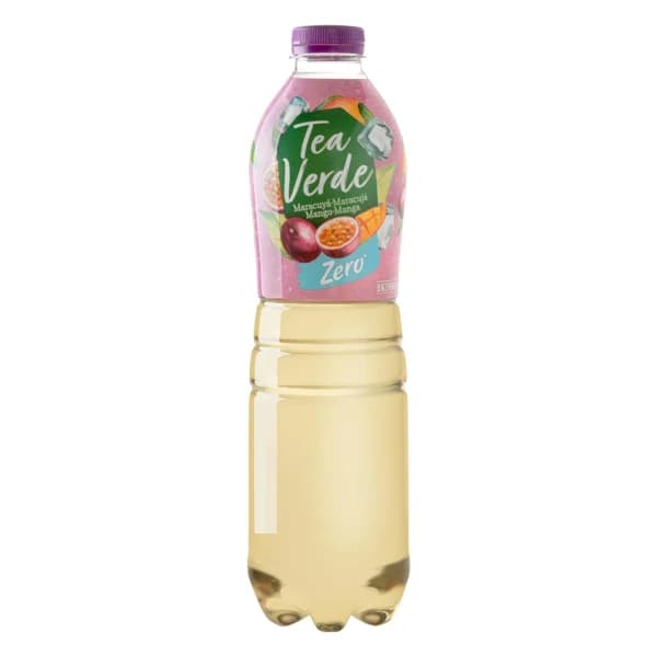 Refresco té verde sabor maracuyá y mango Hacendado zero - 1.5 l - Imagen del producto en Findit