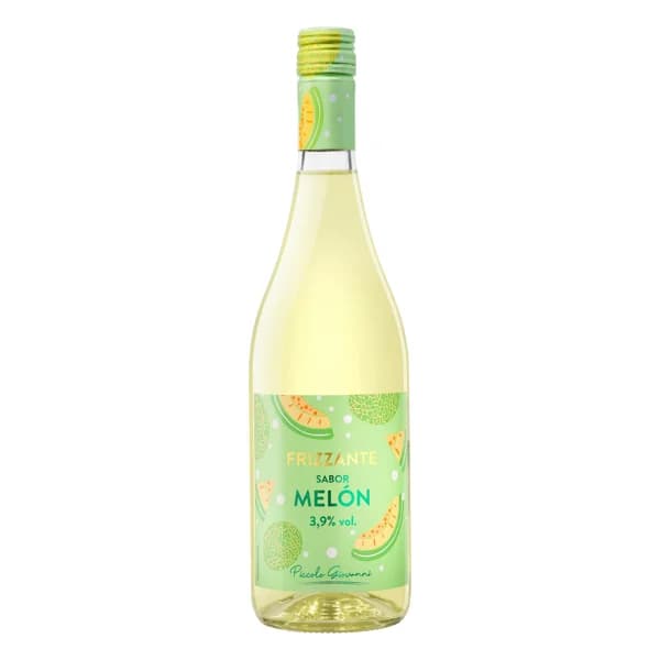 Vino blanco espumoso sabor melón Piccolo Giovanni frizzante - 0.75 l - Imagen del producto en Findit