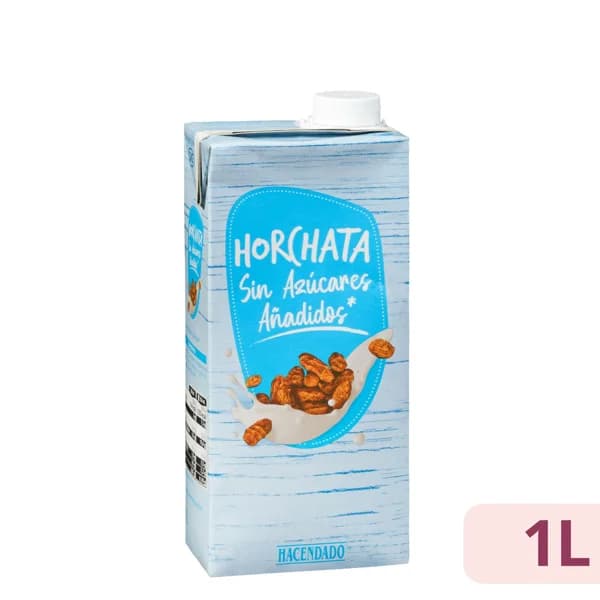 Horchata de chufa sin azúcares añadidos Hacendado - 1 l - Imagen del producto en Findit