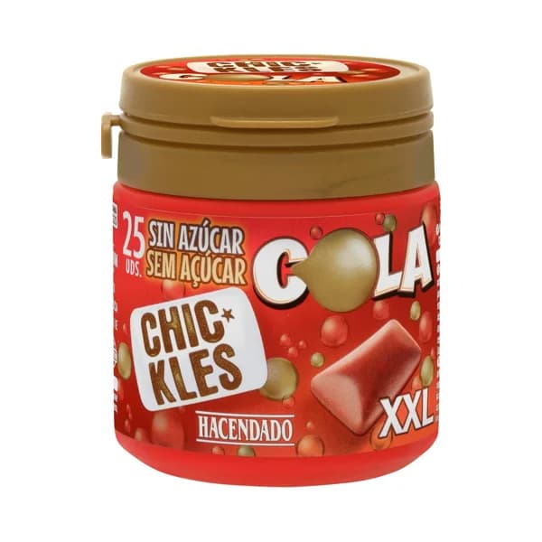 Chicles cola XXL gragea Hacendado - 0.1 kg - Imagen del producto en Findit