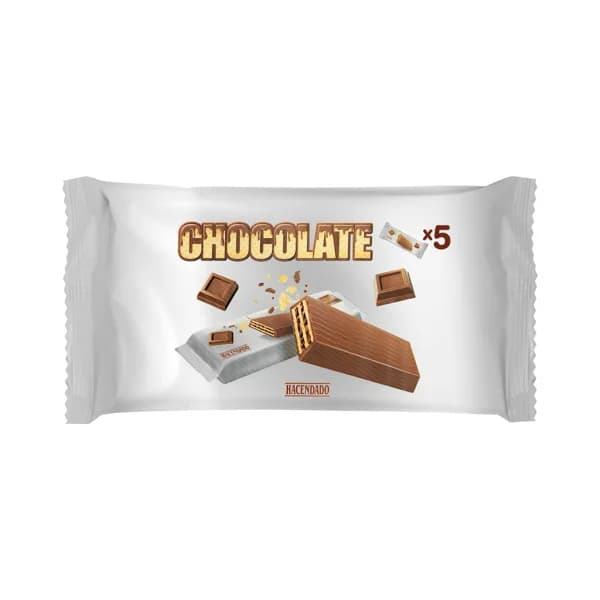 Barritas crujientes Hacendado recubiertas de chocolate con leche - 0.11 kg - Imagen del producto en Findit