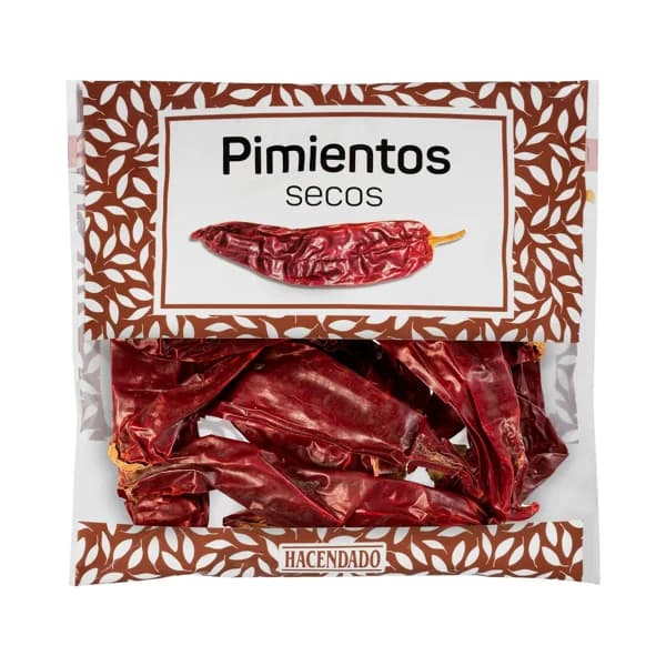 Pimientos secos Hacendado - 0.04 kg - Imagen del producto en Findit