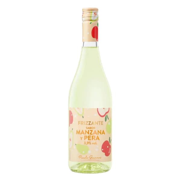 Vino blanco espumoso sabor manzana y pera Piccolo Giovanni frizzante - 0.75 l - Imagen del producto en Findit